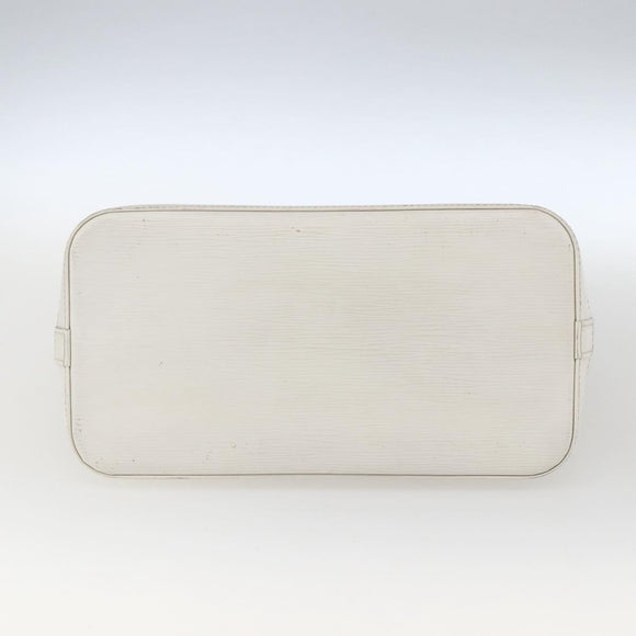 LOUIS VUITTON Alma PM Hand Bag White Yvoire M4030J LV Auth 164900