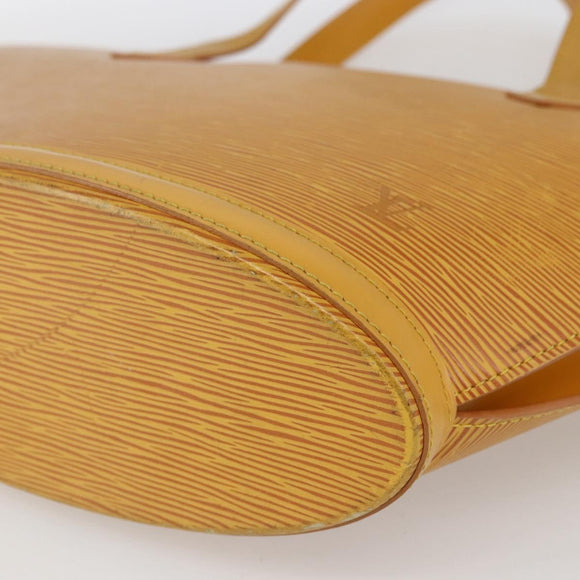 LOUIS VUITTON Epi Saint Jacques Hand Bag Yellow M52279 LV Auth 164901