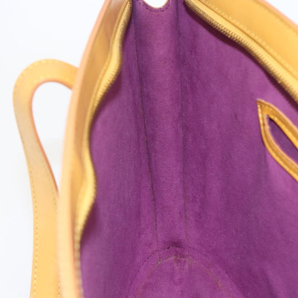 LOUIS VUITTON Epi Saint Jacques Hand Bag Yellow M52279 LV Auth 164901