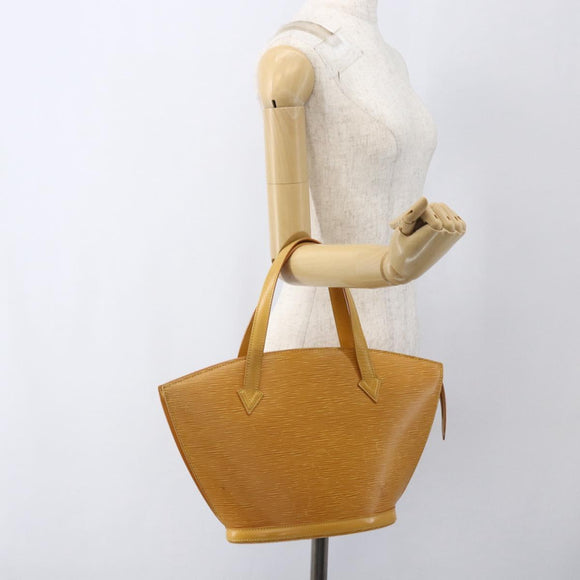 LOUIS VUITTON Epi Saint Jacques Hand Bag Yellow M52279 LV Auth 164901