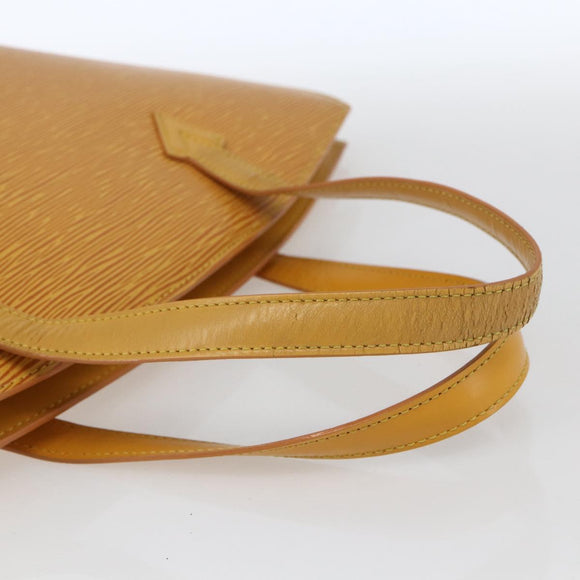 LOUIS VUITTON Epi Saint Jacques Hand Bag Yellow M52279 LV Auth 164901