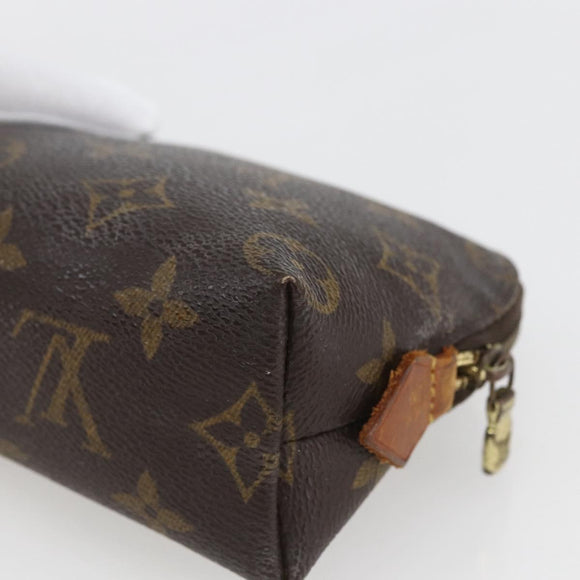 LOUIS VUITTON Monogram Pochette Cosmetic PM Pouch M43998 LV Auth 164907