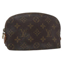 LOUIS VUITTON Monogram Pochette Cosmetic PM Pouch M43998 LV Auth 164907-1