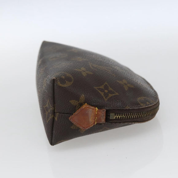 LOUIS VUITTON Monogram Pochette Cosmetic PM Pouch M43998 LV Auth 164907