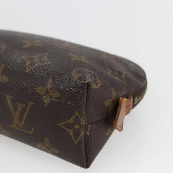 LOUIS VUITTON Monogram Pochette Cosmetic PM Pouch M43998 LV Auth 164907