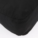 PRADA Shoulder Bag Nylon Black Silver Auth 164915-9