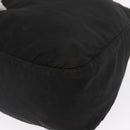 PRADA Shoulder Bag Nylon Black Silver Auth 164915-14