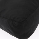 PRADA Shoulder Bag Nylon Black Silver Auth 164915-15