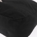 PRADA Shoulder Bag Nylon Black Silver Auth 164915-16