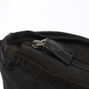 PRADA Shoulder Bag Nylon Black Silver Auth 164915-10