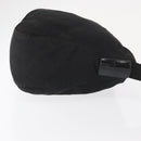 PRADA Shoulder Bag Nylon Black Silver Auth 164915-3