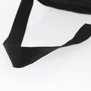 PRADA Shoulder Bag Nylon Black Silver Auth 164915-7