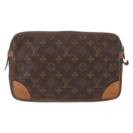 LOUIS VUITTON Monogram Compiegne 28 Clutch Bag M51845 LV Auth 164921 - 0