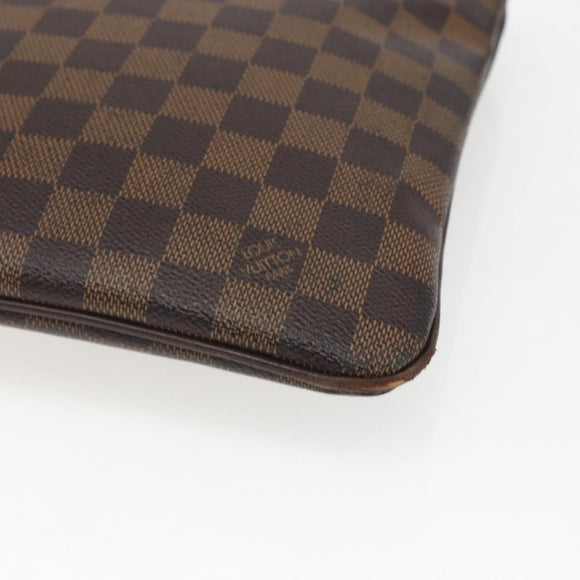 LOUIS VUITTON Damier Ebene Pochette Platt Brooklyn Bag N41100 LV Auth 164929