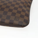 LOUIS VUITTON Damier Ebene Pochette Platt Brooklyn Bag N41100 LV Auth 164929-17