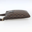 LOUIS VUITTON Damier Ebene Pochette Platt Brooklyn Bag N41100 LV Auth 164929-3
