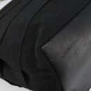 Salvatore Ferragamo Vala Chain Tote Bag Canvas Black Gold Auth 164931-13