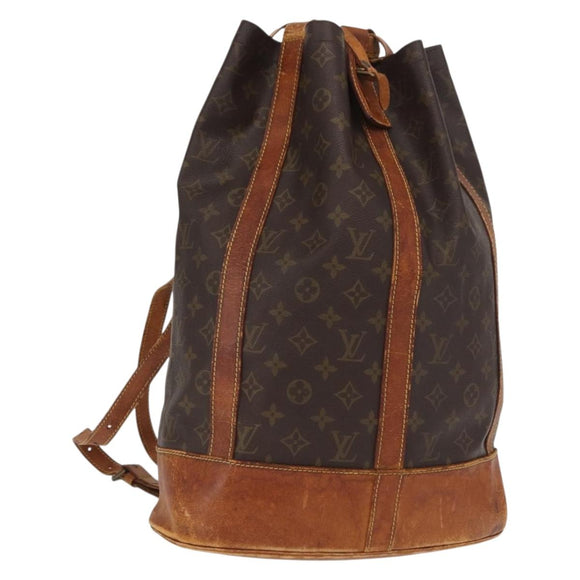 LOUIS VUITTON Monogram Randonnee GM Shoulder Bag M42244 LV Auth 164940