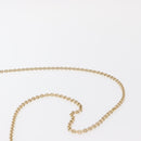 Salvatore Ferragamo Vala Chain Shoulder Bag Leather Blue Gold Auth 164943-14