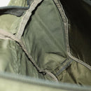 PRADA Backpack Nylon Khaki Silver Auth 164947-21