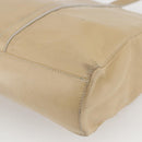 LOEWE Tote Bag Nappa leather Beige Gold Auth 164948-15
