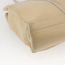 LOEWE Tote Bag Nappa leather Beige Gold Auth 164948-16