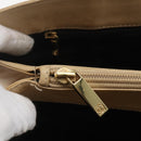 LOEWE Tote Bag Nappa leather Beige Gold Auth 164948-18