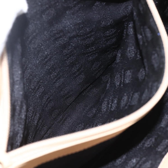 LOEWE Tote Bag Nappa leather Beige Gold Auth 164948