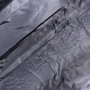 CELINE Circle Hand Bag Patent leather Black Silver Auth 164952-11