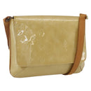 LOUIS VUITTON Monogram Vernis Thompson Street Bag Beige M91301 LV Auth 164955-1