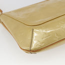 LOUIS VUITTON Monogram Vernis Thompson Street Bag Beige M91301 LV Auth 164955-16