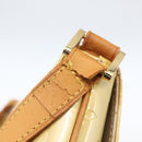 LOUIS VUITTON Monogram Vernis Thompson Street Bag Beige M91301 LV Auth 164955-10