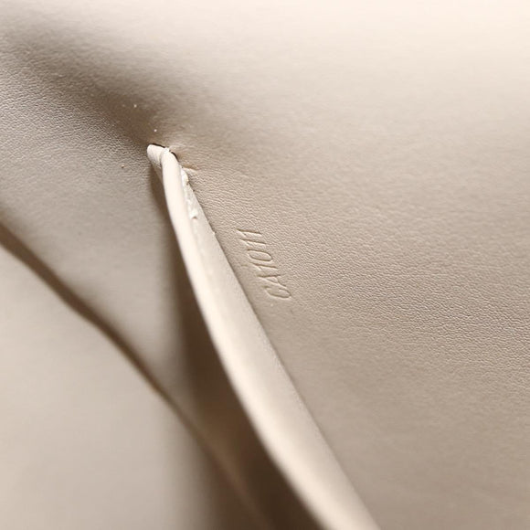 LOUIS VUITTON Monogram Vernis Thompson Street Bag Beige M91301 LV Auth 164955