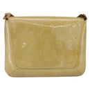 LOUIS VUITTON Monogram Vernis Thompson Street Bag Beige M91301 LV Auth 164955-2