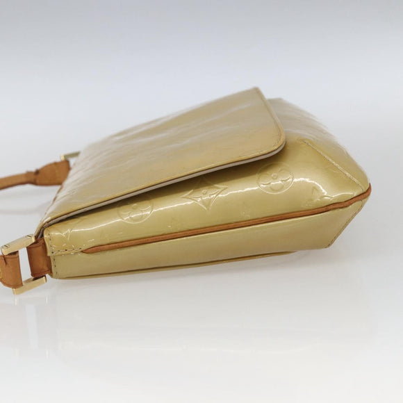 LOUIS VUITTON Monogram Vernis Thompson Street Bag Beige M91301 LV Auth 164955