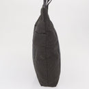 HERMES Her Line Kabas Tote Bag Canvas Gray Silver Auth 164959-3