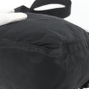 PRADA Shoulder Bag Nylon Black Silver Auth 164965-17