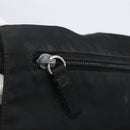 PRADA Shoulder Bag Nylon Black Silver Auth 164965-20