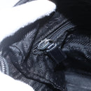 PRADA Shoulder Bag Nylon Black Silver Auth 164965-23