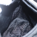 PRADA Shoulder Bag Nylon Black Silver Auth 164965-24