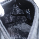 PRADA Shoulder Bag Nylon Black Silver Auth 164965-25
