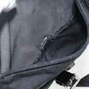 PRADA Shoulder Bag Nylon Black Silver Auth 164965-27