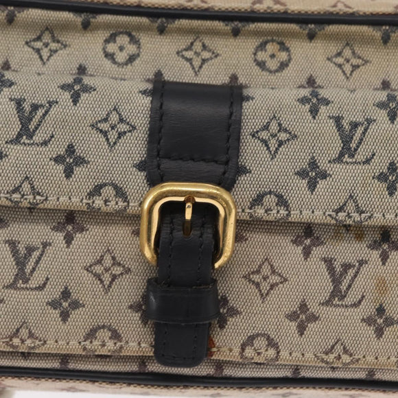 LOUIS VUITTON Monogram Mini Juliet MM Shoulder Bag Blue M92004 LV Auth 164976