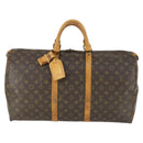 LOUIS VUITTON Monogram Keepall 50 Boston Bag M41426 LV Auth 164979-2