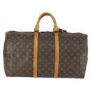 LOUIS VUITTON Monogram Keepall 50 Boston Bag M41426 LV Auth 164979-3