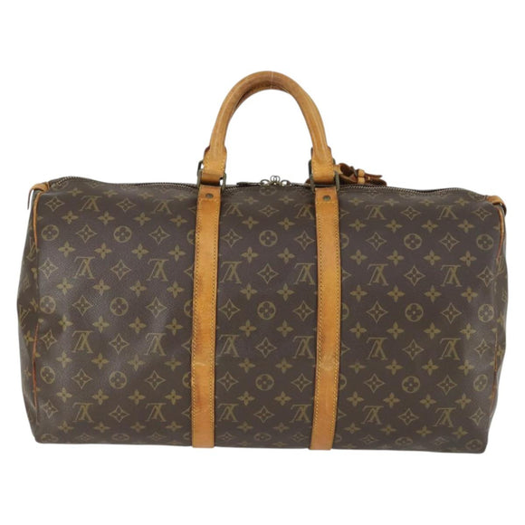 LOUIS VUITTON Monogram Keepall 50 Boston Bag M41426 LV Auth 164979