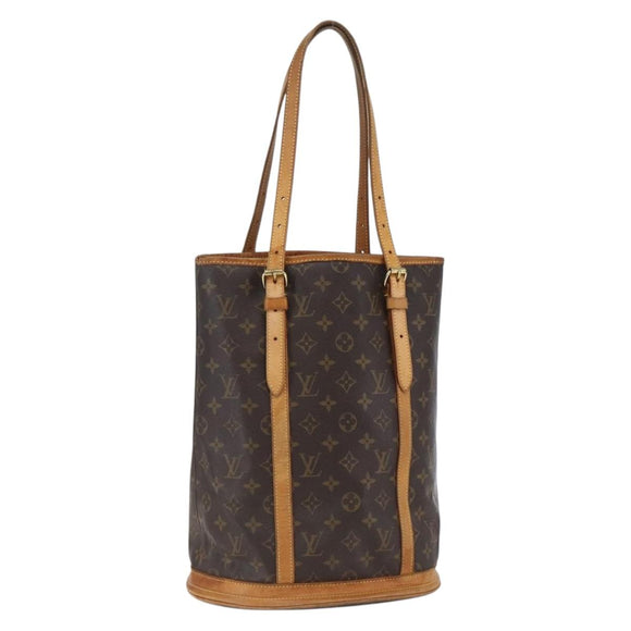 LOUIS VUITTON Monogram Bucket GM Shoulder Bag M42236 LV Auth 164986