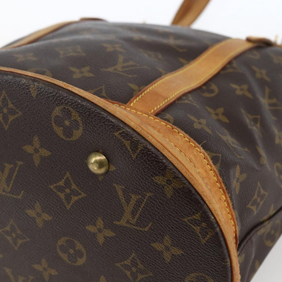 LOUIS VUITTON Monogram Bucket GM Shoulder Bag M42236 LV Auth 164986