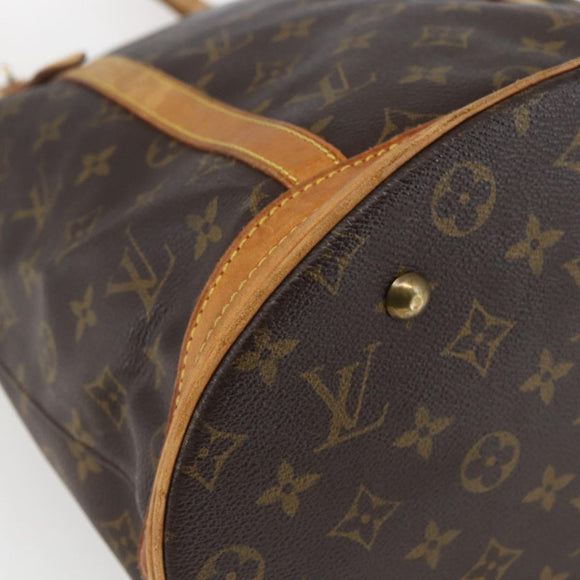 LOUIS VUITTON Monogram Bucket GM Shoulder Bag M42236 LV Auth 164986