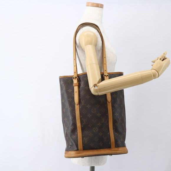 LOUIS VUITTON Monogram Bucket GM Shoulder Bag M42236 LV Auth 164986